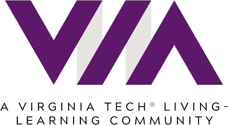 The VIA Living-Learning Community Logo