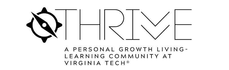 logo for Thrive living learning community at virginia tech